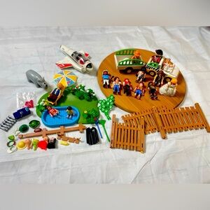 Lot of Assorted Playmobil Figures‎ and Accessories Safari Rhino Boys & Girls